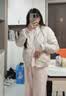 雪中飞秋冬短款羽绒服女士轻薄时尚甜美百搭棒球服保暖显瘦无缝胶囊外套 米白 M (160) 实拍图