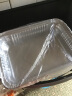 特美居一次性铝箔盒加厚空气炸锅专用纸锡纸盘烧烤烤箱烘焙碗50只1000ml 实拍图