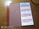 锦灏 适用三星Note20 Ultra 5G手机套智能休眠视窗翻盖note20全包防摔保护壳商务男女 迷雾金 三星Note20 Ultra(APP智能休眠唤醒) 实拍图