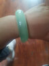 春龙玉手镯女款浅绿玉镯石英岩玉石手镯玉处理镯子送妈妈女友生日礼物 58mm 默认 实拍图