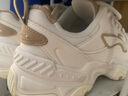 安踏小千禧丨休闲鞋女鞋革面防泼水复古增高厚底软底冬季老爹鞋运动鞋 【革面】泥沙灰/象牙白-6 40 实拍图