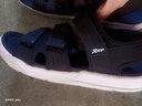 特步男子凉鞋春夏舒适休闲沙滩鞋魔术贴潮流运动凉拖鞋户外鞋982219171533 黑 43码 实拍图