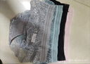 浪莎（LangSha）4条蕾丝内裤女纯棉裆性感超薄透明中腰少女透气诱惑女士底裤 8173-黑+黑+灰+灰 170/95(XL)建议120-140 实拍图