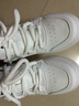 回力（Warrior）官方小白鞋女鞋冬季板鞋女士低帮饼干鞋皮面休闲鞋子女 白色 40 实拍图
