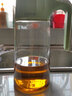 居元素玻璃调料罐自动开合防漏油壶厨房家用大容量硼硅家用盐糖罐调味罐 【油壶】果粉绿 实拍图