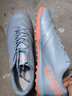 李宁足球鞋铁系列2代 TF碎钉超纤皮人造草比赛训练球鞋男 极光蓝【铁2升级款】 43.5 实拍图