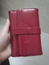 班亚奴（banyanu）2025新款韩版女士钱包女短款简约复古油蜡牛皮搭扣小零钱夹 酒红色-防盗刷 实拍图