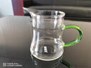 美斯尼 玻璃茶杯公道杯茶滤器分茶器茶水分离绿茶杯月牙杯功夫小品杯 单杯 实拍图