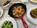酷彩（Le Creuset）法国进口珐琅锅铸铁20/23/26cm圆形浅煎锅平底煎烤锅多功能平底锅 【2-4口之家】红色 26cm 实拍图