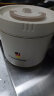 沃德百惠（WORTHBUY）304不锈钢保温饭盒可微波炉加热汤罐便携打包盒饭桶 米白800ML 实拍图