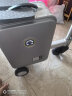 Airwheel爱尔威电动行李箱可骑行登机箱代步20英寸旅行箱智能儿童箱可坐 20英寸豪华遥控版-黑 实拍图