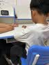 晶霄 儿童学习桌椅套装中小学生书桌作业写字桌子课桌椅家用可升降 【智学款】双柱课桌+椅 天空蓝 实拍图