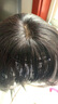 佰丝堂假发女长发全真发发片刘海补发块头顶遮白发轻薄增加发量真人发丝 黑色13*13仿肤递针 25cm 法式刘海 实拍图