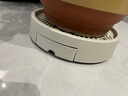 恰好时光网红潮汐花盆抽屉储水托盘万向滑轮绿植盆景花盆底座23.5cm 米色 实拍图