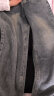 GOCHIEI美式高街阔腿牛仔裤女春夏季2024年新款设计感小众直筒微喇叭裤 复古蓝色 M 晒单实拍图