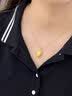 中国黄金（CHINA GOLD）足金元宝龙吊坠男女款萌龙黄金项链生肖本命龙年新年生日礼物 元宝龙吊坠【赠银镀金链】约2.1g 实拍图