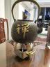 瓷牌茗茶具 铁壶铸铁泡茶壶家用烧水壶煮茶单壶仿日式手工生铁老铁壶 手绘茶禅铁壶 1.2L 实拍图