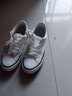 法拉步平跟百搭白色帆布鞋女小白鞋夏季韩版低帮板鞋休闲学生情侣鞋 白色（D01） 36 实拍图