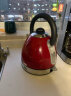 一特（EnTech）烧水壶家用不锈钢电热水壶自动断电泡茶壶英式欧式复古设计高颜值1.7L大容量 英伦红 1.7L 实拍图