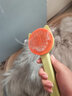 多可特猫狗梳子猫耳一键除毛器针梳除毛梳去浮毛猫咪专用清理器撸猫神器 除毛梳-橙绿色【猫犬通用】 实拍图