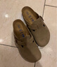 BIRKENSTOCK勃肯德国进口男女款涂油皮软底复古Boston包头拖鞋 棕色窄版1019484 39 实拍图