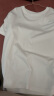 三彩2024春季新款【不易起球T恤】纯棉休闲纯色T恤圆领正肩短袖女 本白 165/88A/L 晒单实拍图