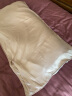 皮尔卡丹真丝枕套19姆米 100%桑蚕丝枕头套单人成人纯色枕芯套 粉 单只装 实拍图