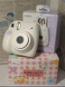 富士【万千宠爱版本有货】instax mini7+一次成像拍立得相机mini7+套餐含拍立得相纸 mini7+白色 套餐2：官配+20张相纸+束口袋+相框+相册 实拍图