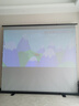 鲸米（JINGMI）投影幕布100英寸16:9地拉幕布全面屏手动地升幕布G5拉线抗光幕家用办公户外便携移动投影仪屏幕 实拍图