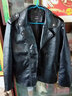 夏冰妮皮衣男外套夹克潮流帅气秋冬季加绒加厚男士拉链机车服皮夹克 黑色（不加绒） 2XL 实拍图