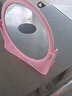 呈爱双面化妆镜宿舍大号可学生台式少女心梳妆镜桌面翻转立式公主镜子 圆形粉 实拍图