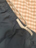 无印良品 MUJI 男式 印度棉水洗府绸 短裤 AED14A1S 米色 L 实拍图