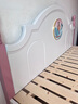 林笙月 儿童床 实木床男孩女孩双人床美式经济型主卧白色公主简约欧式床 粉色床 1.8米*2.0米 实拍图