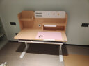 护童儿童学习桌小学生课桌新实木书桌带书架1.2m可调节升降课桌椅套装 晒单实拍图