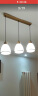 格蕴美式餐厅吊灯三头北欧现代简约创意复古田园个性吧台餐桌饭厅灯具 3头土豪金直盘配三色变光LED 实拍图