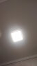 雷士（NVC）LED吸顶灯现代简约卧室书房餐厅灯具AI智控大尺寸RA95方灯灯饰 晒单实拍图