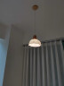 喜尚嘉喜北欧餐厅小吊灯实木创意个性日式单头床头吊灯三头吧台饭厅餐桌灯 A款单头+7瓦白光灯泡 实拍图