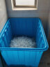 加厚塑料水箱塑料桶储水桶长方形养殖装鱼水产箱泡瓷砖 400蓝色加厚无盖980*760*680 晒单实拍图