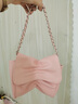 UR包包女包甜美蝴蝶结斜挎包女生包包2025新款链条单肩包生日礼物女 浅粉【送闺蜜送女朋友礼物实用】 实拍图