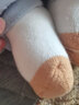 茵儿帮婴儿袜子棉质加厚儿童棉袜0-1-3岁宝宝袜子幼儿秋冬季保暖中筒袜 卡其组5双装 6-12月 实拍图