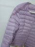 鸭鸭（YAYA）佟丽娅同款轻薄羽绒服女新款冬季短款圆领内胆修身时尚薄外套男 嫣红色【女款无领】 S 实拍图