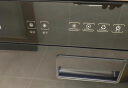 志高（CHIGO）嵌入式消毒柜家用小型厨房碗筷餐具多功能三层120L大容量立式高温消毒碗柜 二星级 120L 两层12键豪配款 实拍图
