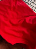 文化衫定制圆领聚会T恤印字广告衫订做工作服团体衫毕业班服定做公司短袖印logo工衣 红色 S 晒单实拍图