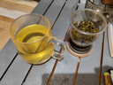 忆壶茶（YIHUTEA）泡茶杯茶水分离玻璃杯办公室家用水杯男士茶杯玻璃高硼硅绿茶杯子 【加大加厚】500ML竹盖玻璃杯 实拍图