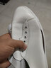 跑鱼小白鞋男学生白鞋韩版平底休闲透气板鞋男百搭系带单鞋春夏季男鞋 白色912 42 实拍图