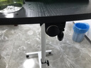 京好 床边电脑桌家用懒人床上可升降移动折叠小型站立办公双台面E137 双台面纯黑 散装发货 实拍图