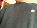 耐克（NIKE）卫衣男士25秋冬新款运动服装训练上衣针织透气套头衫保暖圆领外套 063暗灰加绒/晒图退5 2XL （185/100A） 实拍图