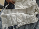 稻草人（MEXICAN）棉服男冬季韩版潮流渐变棉袄子男装连帽棉衣外套 白色. 2XL  实拍图
