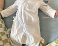 贝瑞加（Babyprints）新生儿连体衣2件婴儿纯棉衣服初生宝宝内衣长袖薄款爬服 白蓝59 晒单实拍图