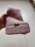 笙格儿 帽子女秋冬季时尚百搭月子帽产后春秋显脸小针织毛线帽保暖冬款堆堆帽 兔毛粉色 均码 实拍图